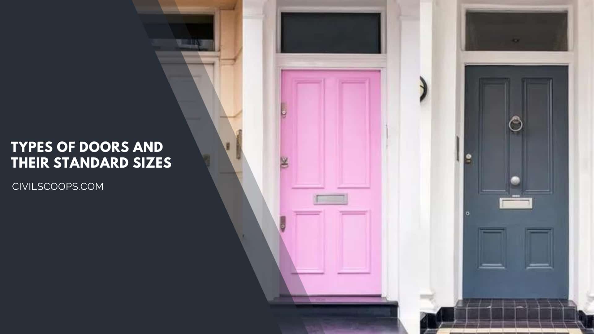 Types of Doors and Their Standard Sizes