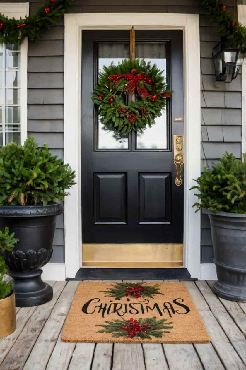 Add Christmas-Themed Doormat