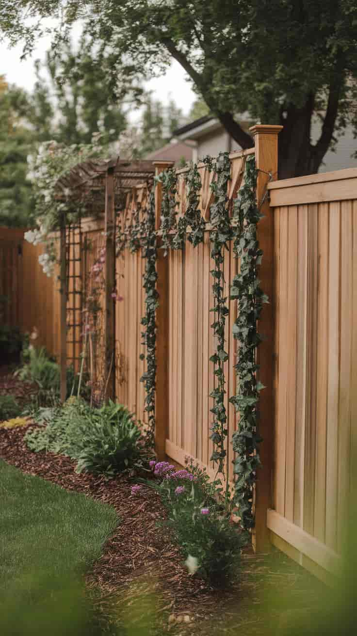 Backyard Fence Landscaping