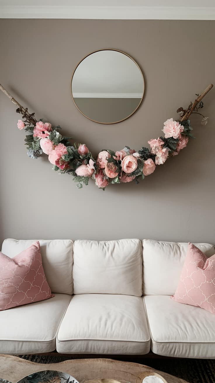 Flower Garland for Living Room