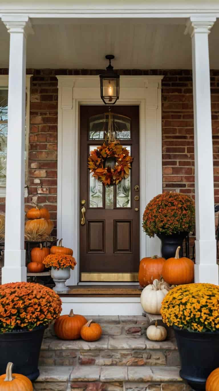 Hang a Fall Wreath