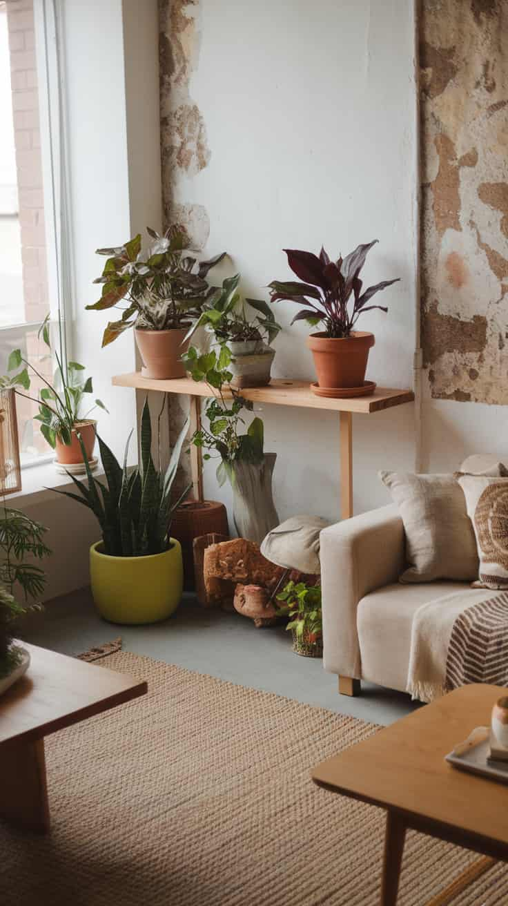 Indoor Plant Shelves