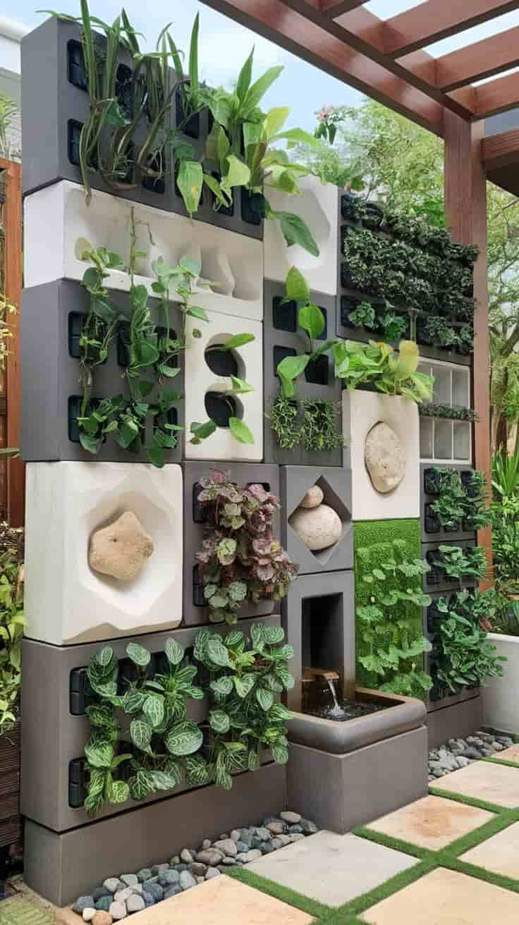 Planter Wall Block Ideas