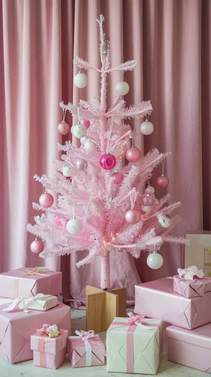 Add a Pink Christmas Tree