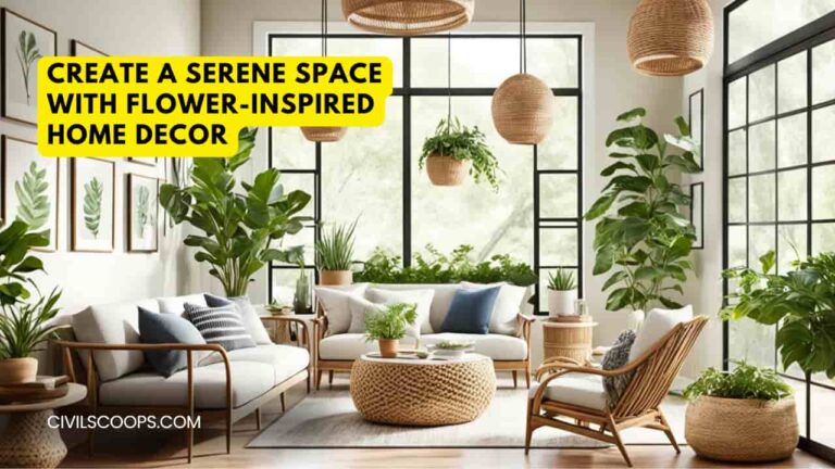 Create a Serene Space with Flower-Inspired Home Decor