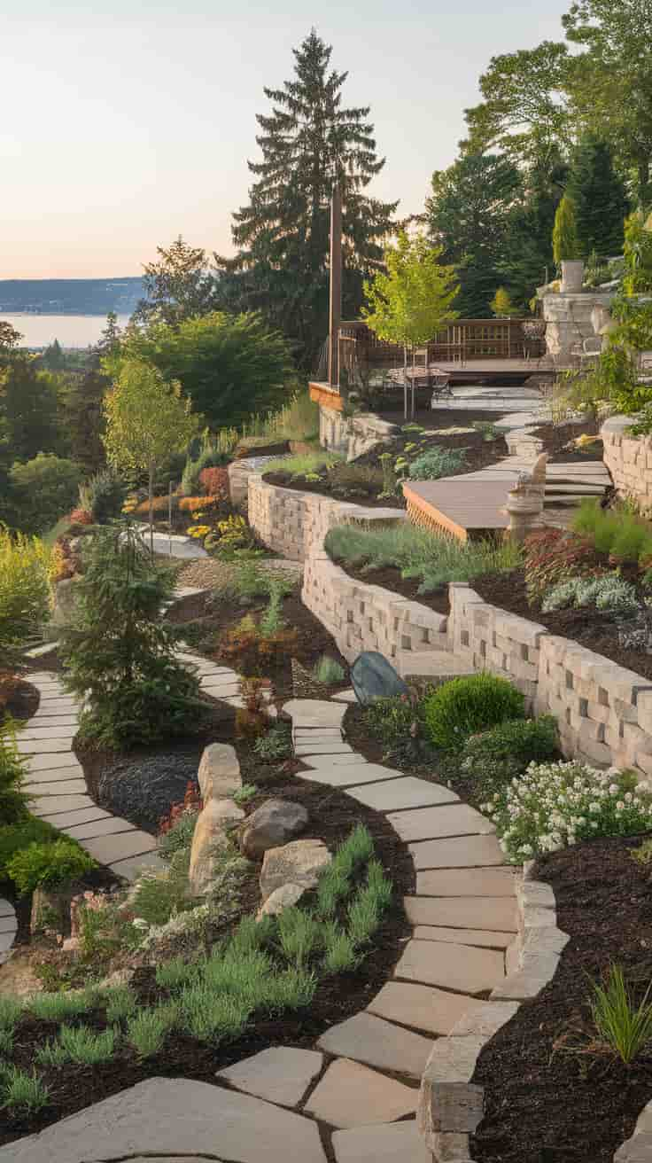 Designing a Garden on a Hill