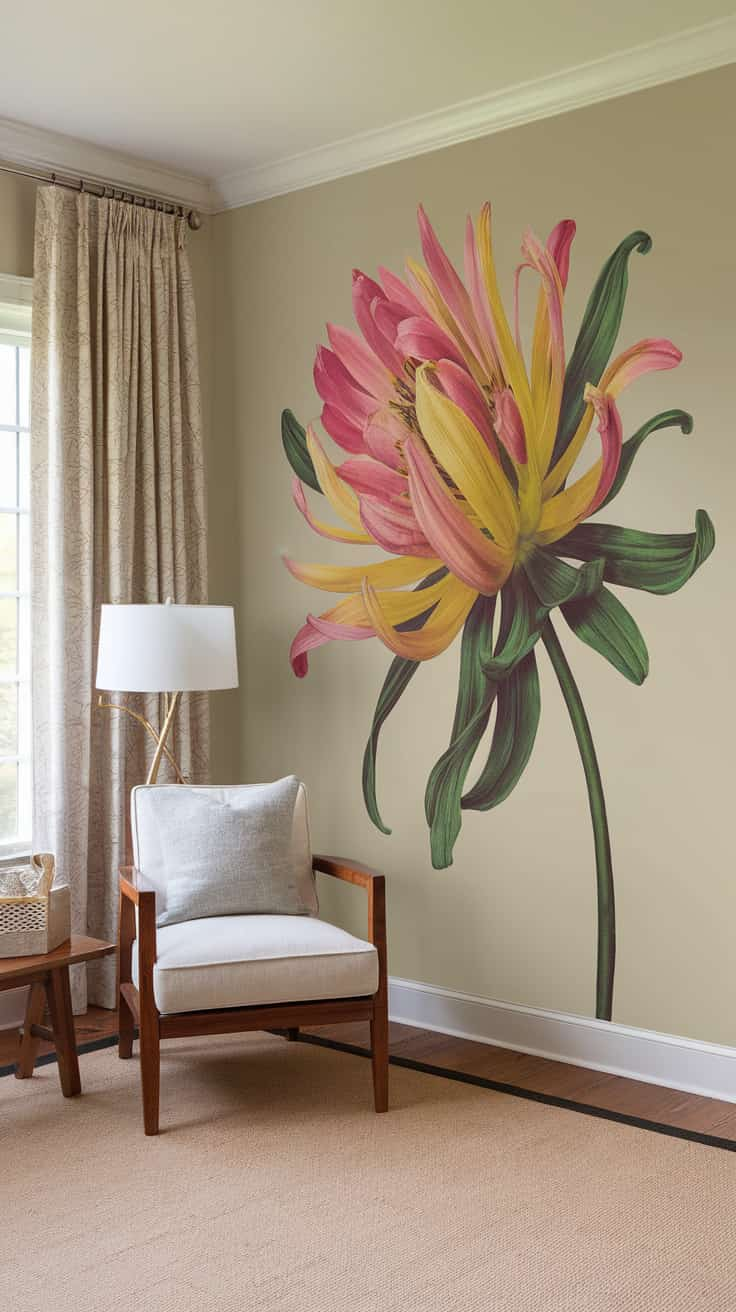 Personalize Your Space with Flower Wall Decals