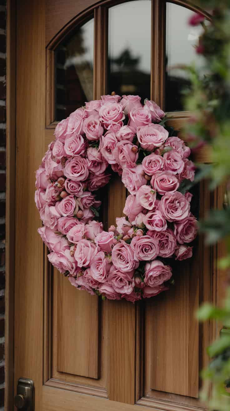 Start with a Pink Wreath